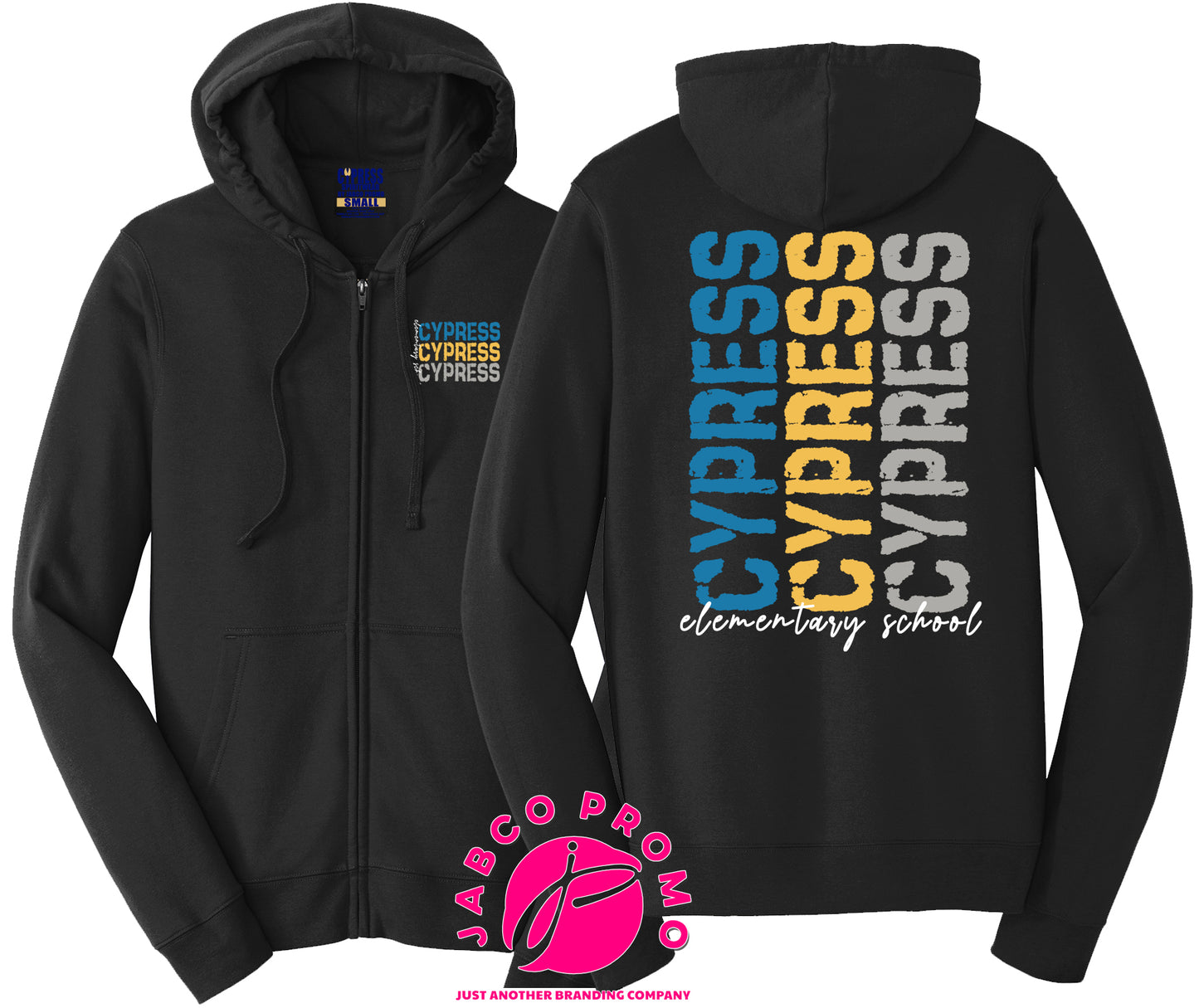 3x the Fun! Black Full Zip Sweater (Adult/Youth)