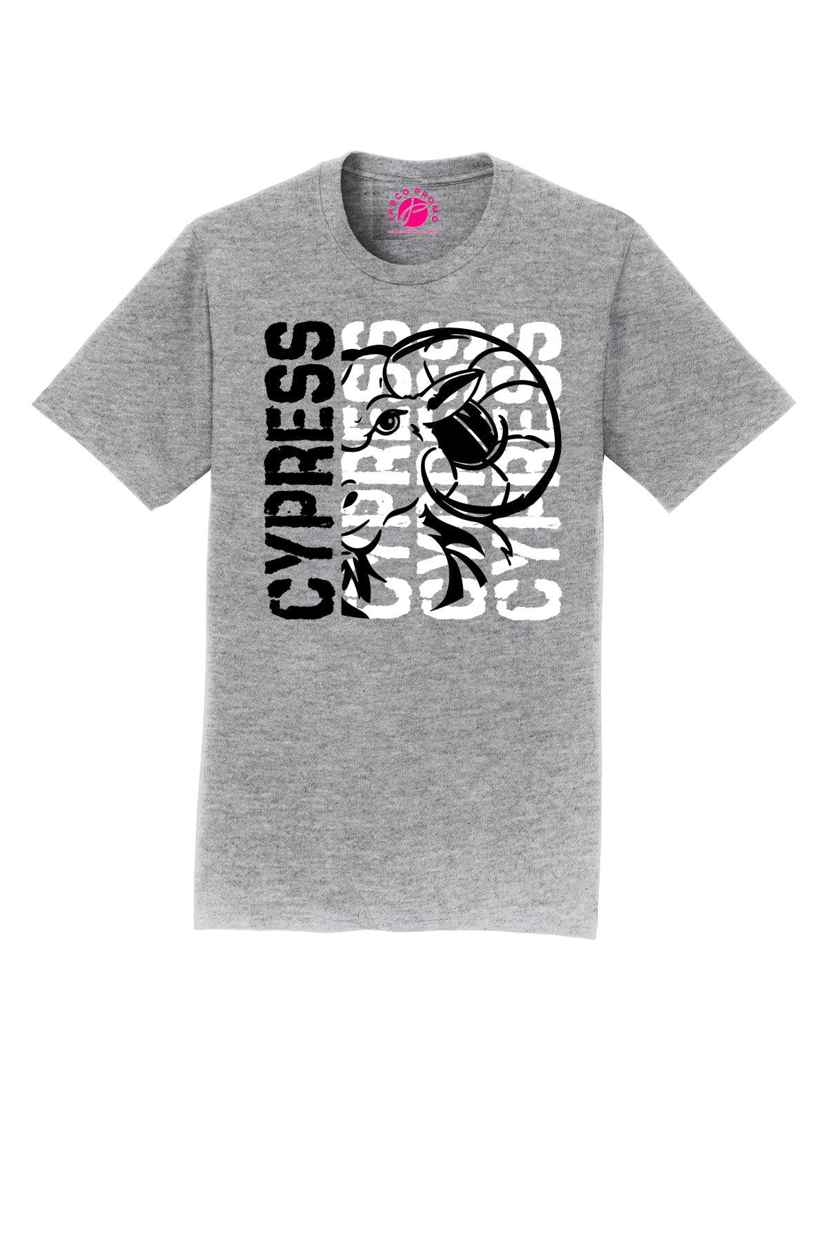 Contrast Cypress Printed T-shirt (Adult/Youth)