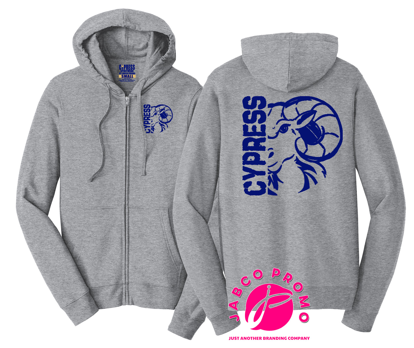 Cypress Bold Zip-Up Sweater (Adult/Youth)