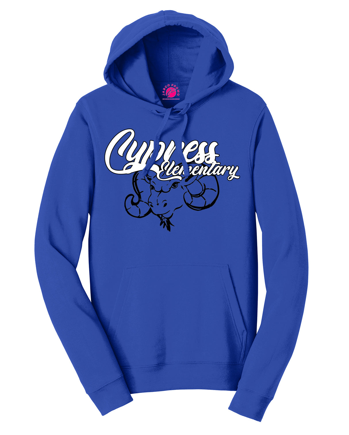 Hoodie with Rams Outline & Cypress Elm Logo (Adult/Youth)