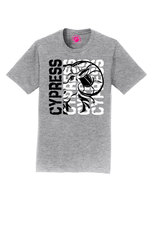 Contrast Cypress Printed T-shirt (Adult/Youth)