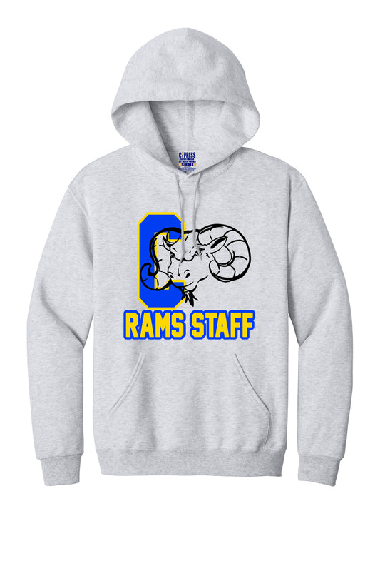 Hoodie Rams Staff logo (Adult)